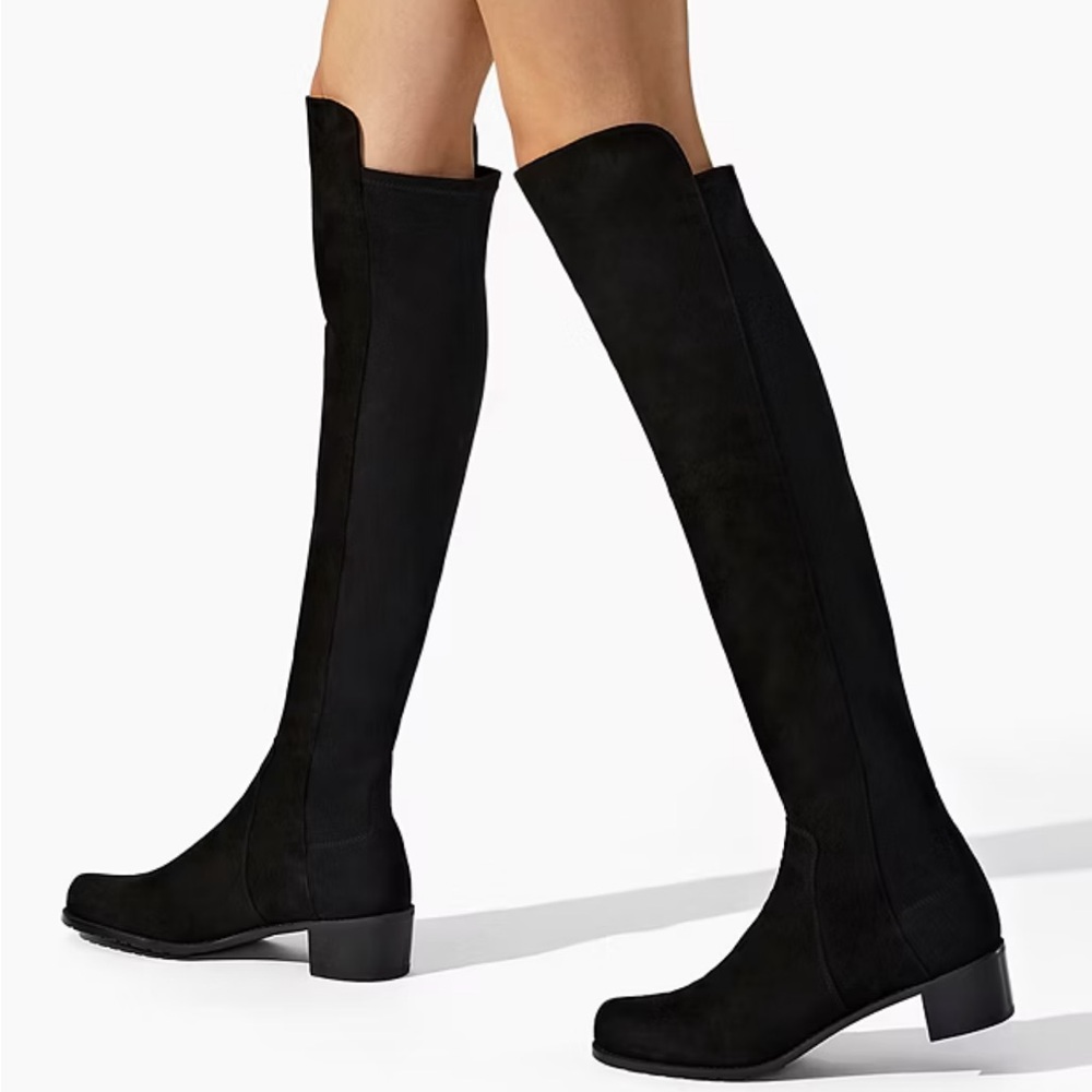 Stuart Weitzman OKB reserve 5050 boots, slate gray - Picture 9 of 11